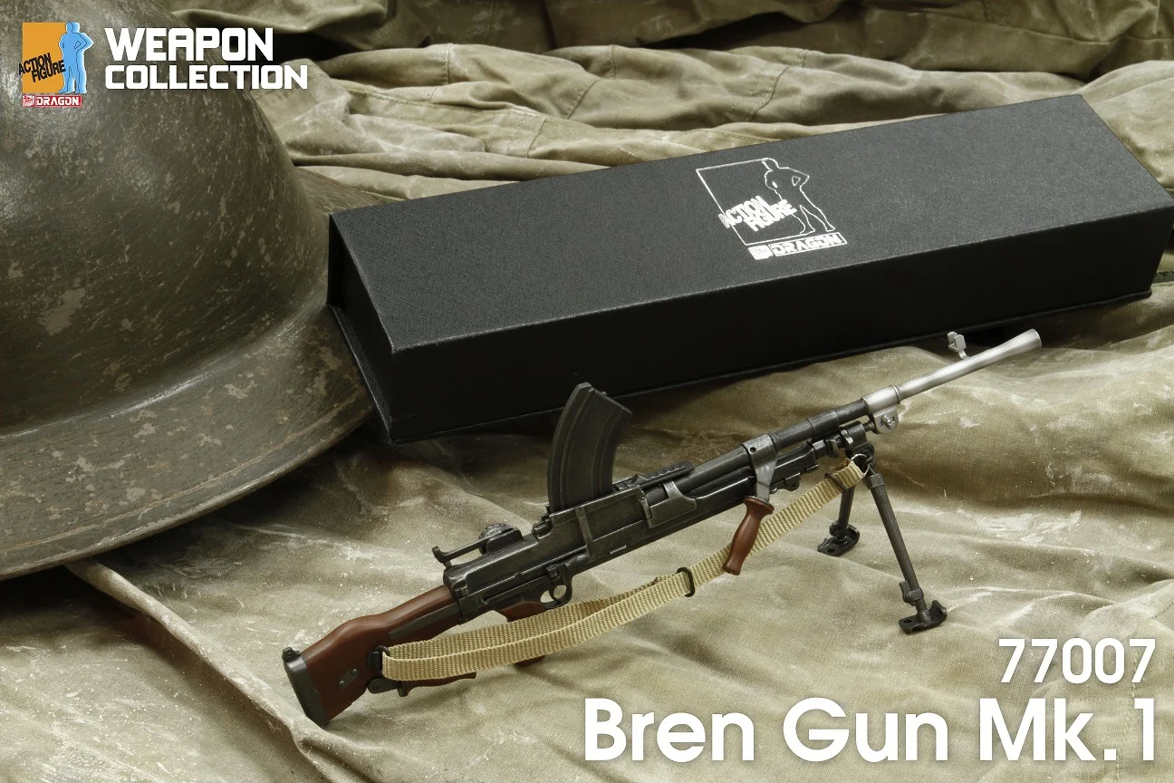 Dragon 1/6 Scale Bren MK.1 Light Machine modello di arma militare In plastica per Action Figure da 12 pollici 77007 accessorio soldato In magazzino