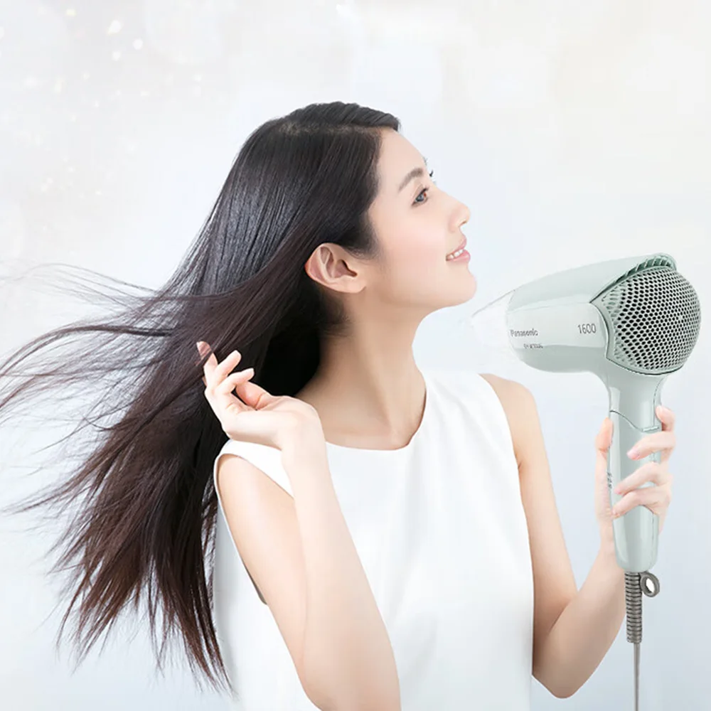 

Panasonic Hair Dryer 1600W Negative Ion Hair Care 3 Modes Lightweight and Portable Quiet Design Home Hair Dryer