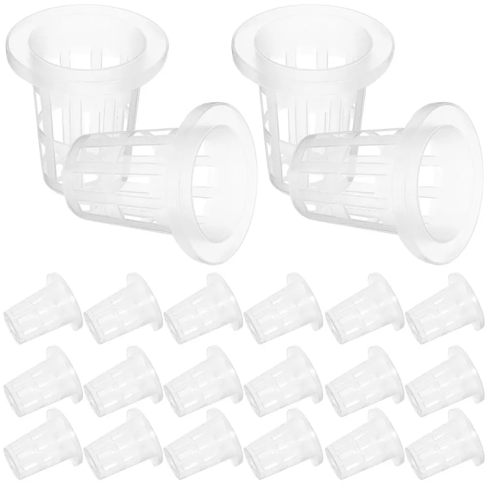 

100pcs Hydroponic Planting Baskets Mesh Cups for Hydroponics Net Pots Garden Containers Balcony Green Plants Unsoiled
