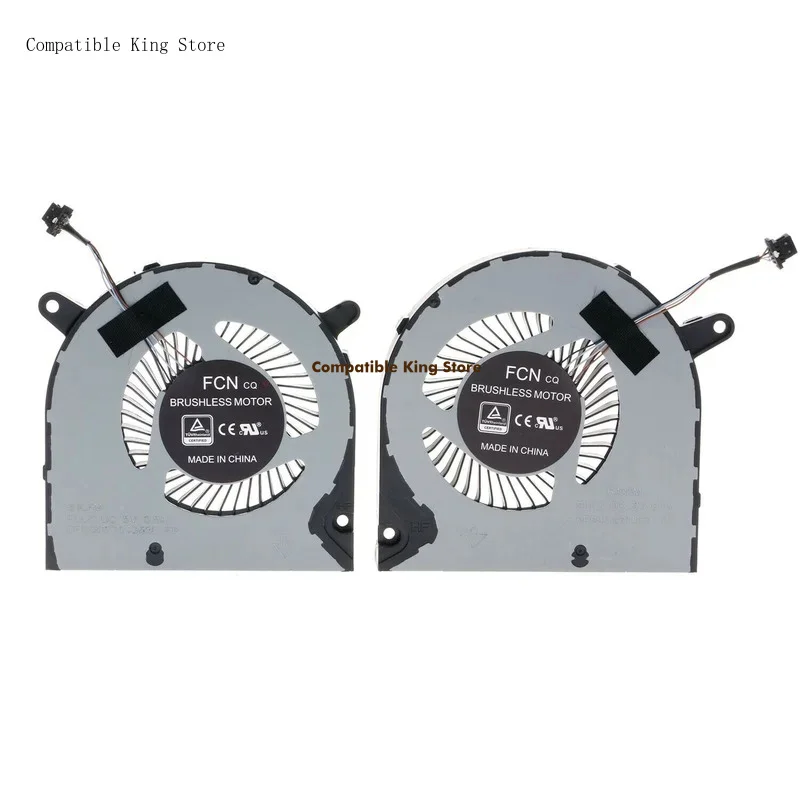 B Replacement CPU & GPU Cooling Fan for Dell G3-3590 G3 3590 04NYWG 0160GM FLLK FLLJ