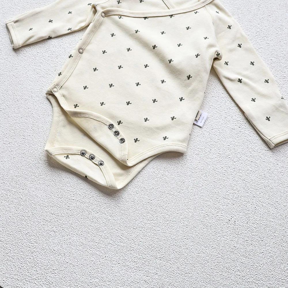 Milancel Baby Bodysuit Katoenen Pasgeboren Kleding Bodysuit Met Lange Mouwen Optie Broek