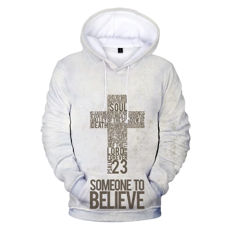 New Christian Jesus Hoodie 3D Printed Hoodie Unisex Hoodie Love Christian Streetwear Cross Hoodies Oversized Hoodies