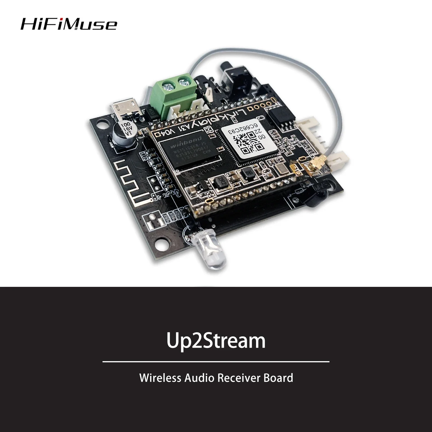 

D10 Bluetooth 5.0 Audio Receiver Board Wireless Stereo Music Module Multiroom DIY WiFi Home Audio System