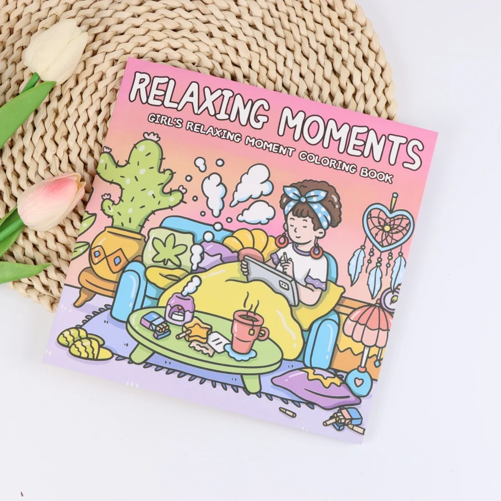 

A Girls Moment coloring book, creative art for girls, a fun and relaxing coloring experience, the perfect gift for young artists