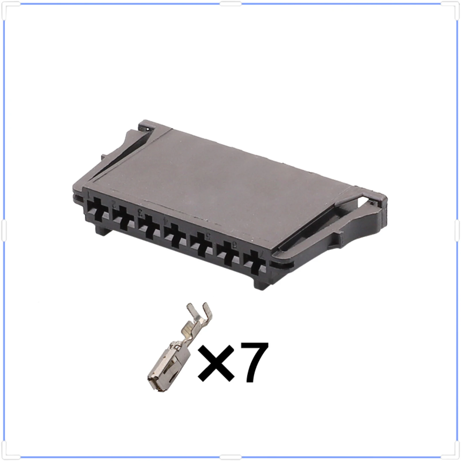 7Pin Connector Unsealed 2.8mm Female Connector Automotive Wire Harness Cable Socket for Benz A0145458226 A2115450328