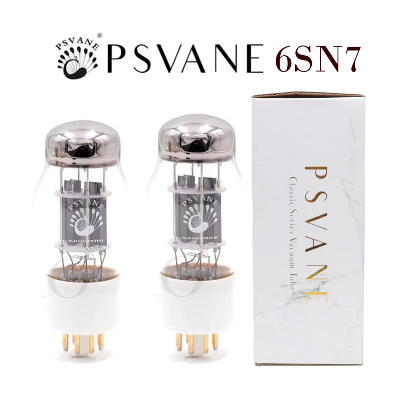 PSVANE 6SN7 Vacuum Tube Replaces 6SN7GT 6N8P 6H8C CV181 6SN7C Electronic Tube Amplifier Kit DIY HIFI Audio Valve Matched Quad