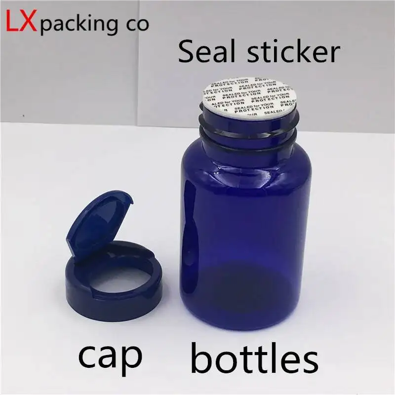 50PCS  80ML 120ml 150ML 200 250ML brown Green Plastic Empty Bottles Jar Creams powders bath salts Cosmetic Containers Retail pot