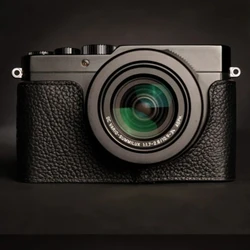 Handwork Photo Camera Genuine Leather Cowhide Bag Body BOX Case for Leica D-LUX Typ109 D-Lux 7 Body Protective Sleeve Box Base