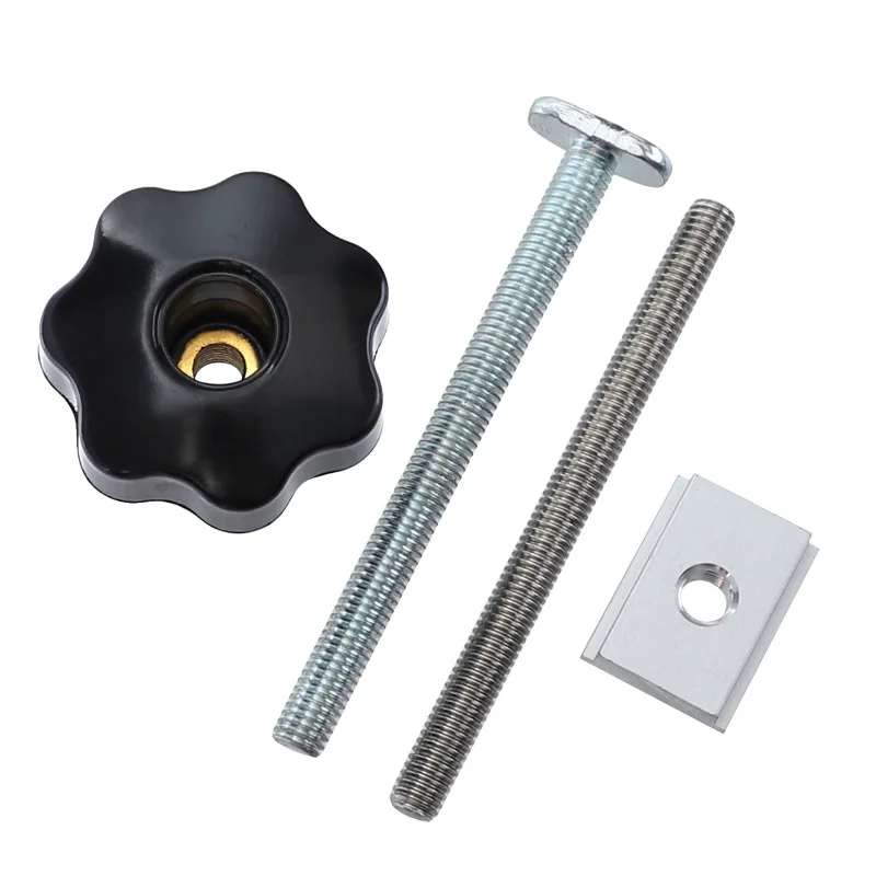 T-track Jig Screw FixtureT-Screw T-Slider Table Handle Router Special T-slot Chuter Woodworking Accessories