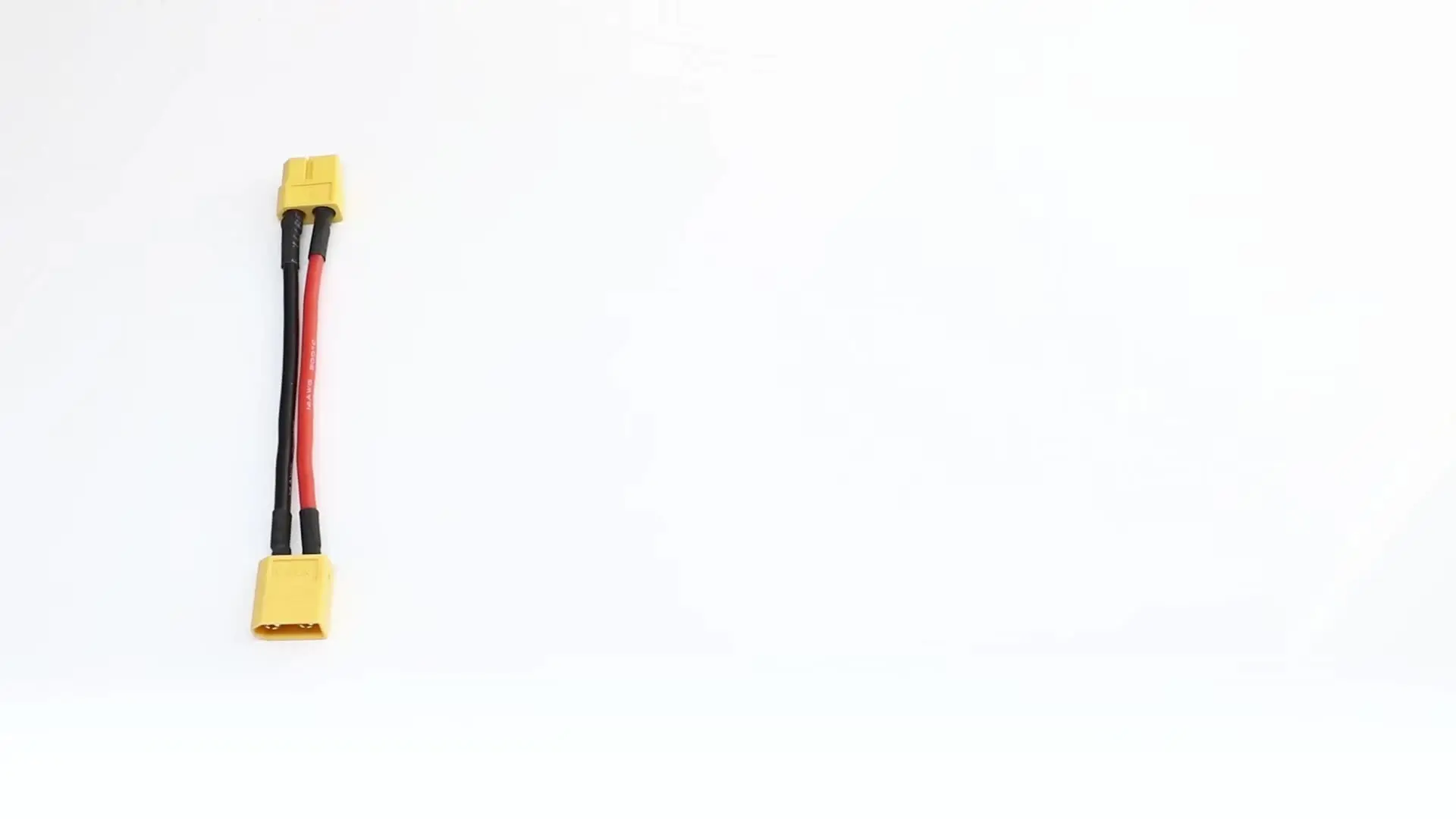 XT60 Parallel Battery Connector Male/Female Cable Dual Extension Y Splitter/ 3-Way 14AWG Silicone Wire for RC Battery Motor