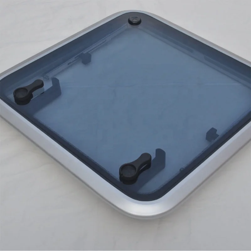 Marine Customized Ship Escape Hatch RV Skylight Window Tempered Glass Boats Yacht RV Aluminum Boat Deck Hatch