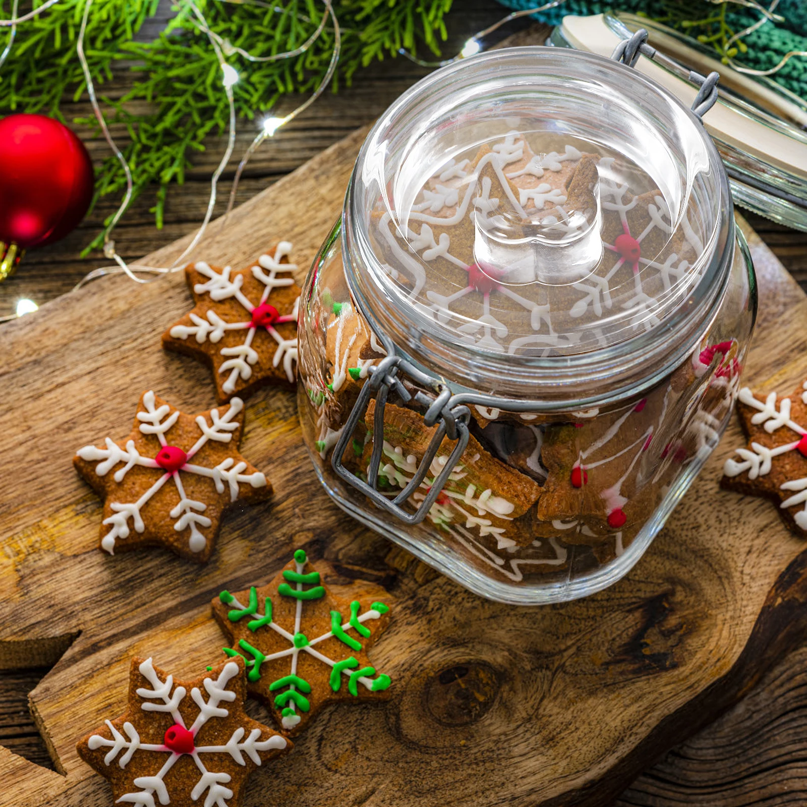 

Mason Jar Lids with Fermenting Weights Glass Weight for Wide Mouth Jars Home Brew Fermentation Kit Accessory