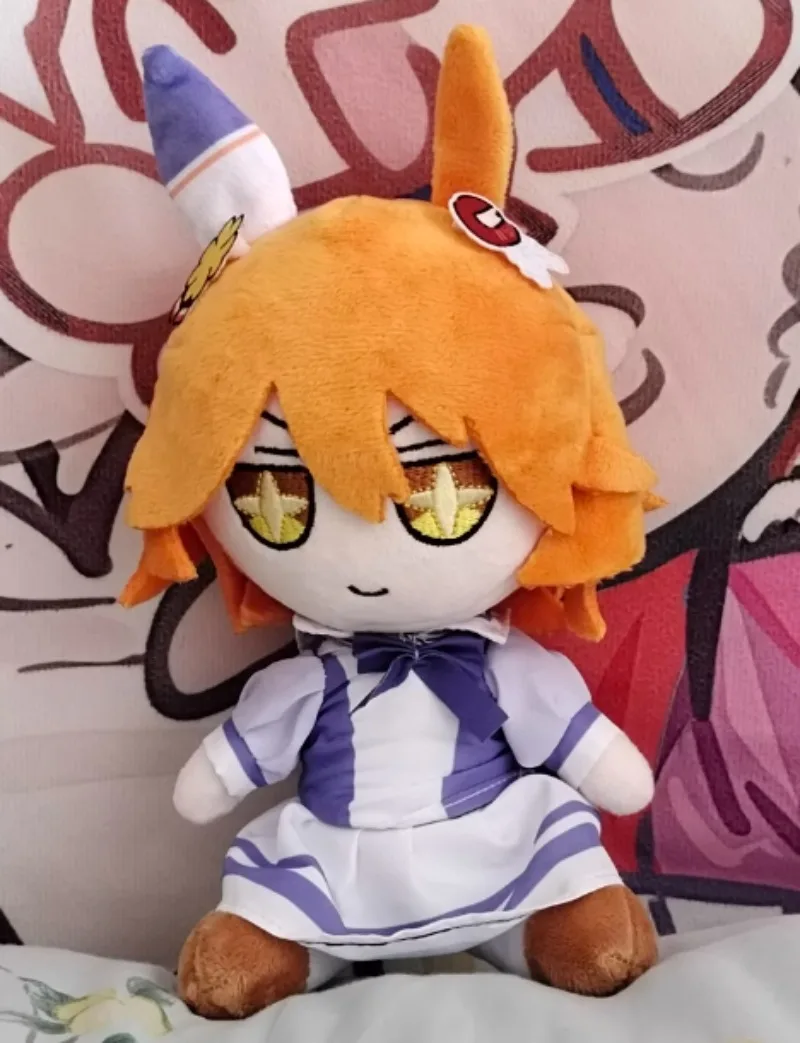 

Аниме Umamusume: Pretty Derby Matikanefukitaru, 20 см, милая кукла Fumo, плюшевая игрушка, подушка для сидения, подарки для косплея