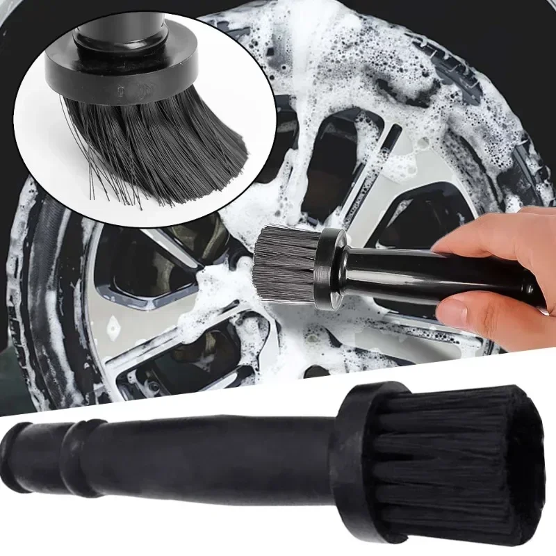 

Universal Car Cleaning Brush Car Wheel Hub Screw Cleaning Circle-shaped Bristles Brush Car Dashboard Air Outlet Gap Detail Brush