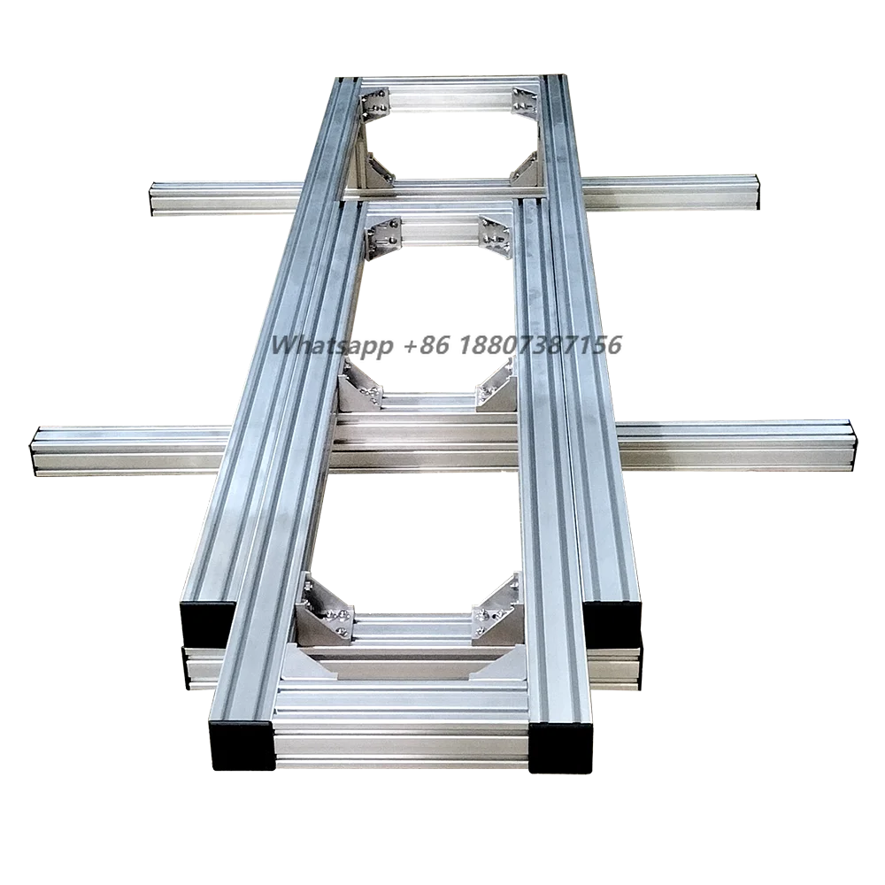 Custom Aluminum Extrusion Profile Roof Rack Platform Heavy Duty Cargo Luggage Rack Metal Cross Bar Basket for Vehicle Transport