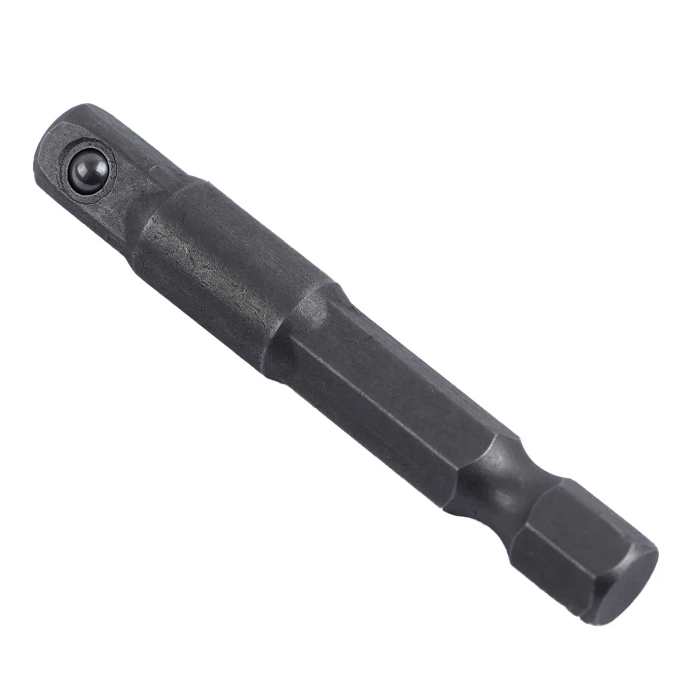 2pcs Drill Socket Adapter 1 4 Inch Nut Driver Sockets Hex Shank Extension Socket Adapter For Screwdriver Hand Tool