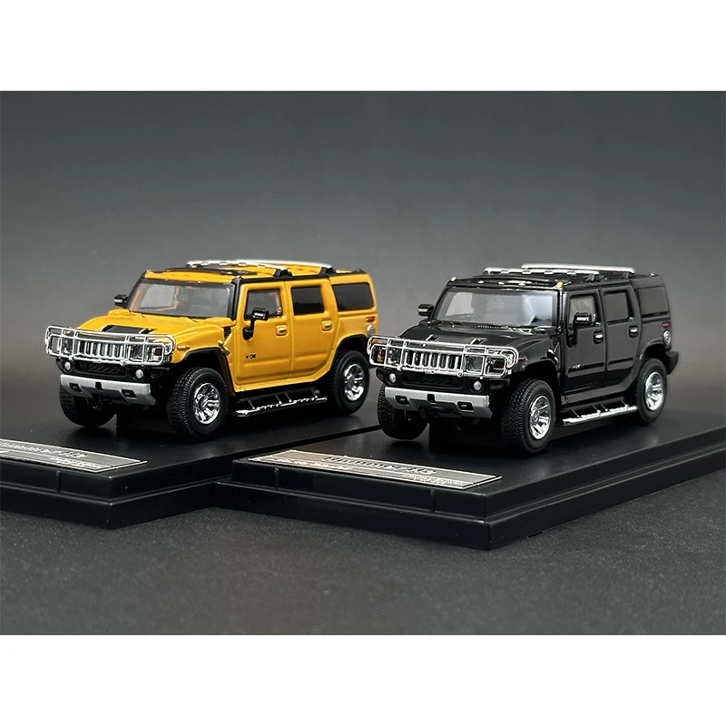 LULU In Stock 1:64 H2 SUV Diecast Diorama Car Model Collection Miniature Toy