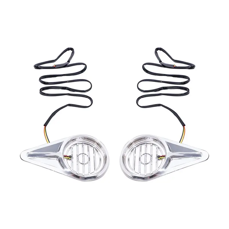 Dependable-Motorcycle Parts Side Logo Emblem LED Decoration Accent Light Kit For Honda For GL1800 Gold Wing F6B 2012-2017