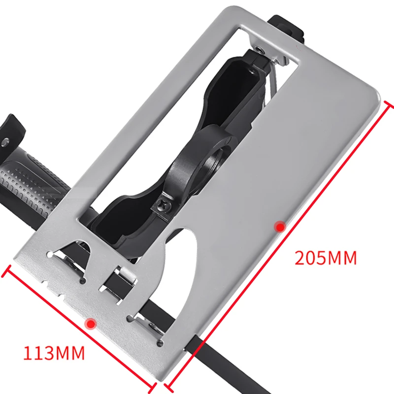 Upgrade 45°Adjustable Angle Grinder Convert To Cutting Machine With Dust Collect Device Slotting Base For 100-125mm angle grinde