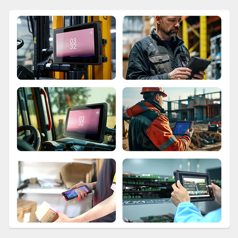 Industrial 8-Inch Hot Sale Rugged Android Tablet Ip67 Outdoor NFC,5G,GPS,vehicle Mount Tablet Can,2D Barcode