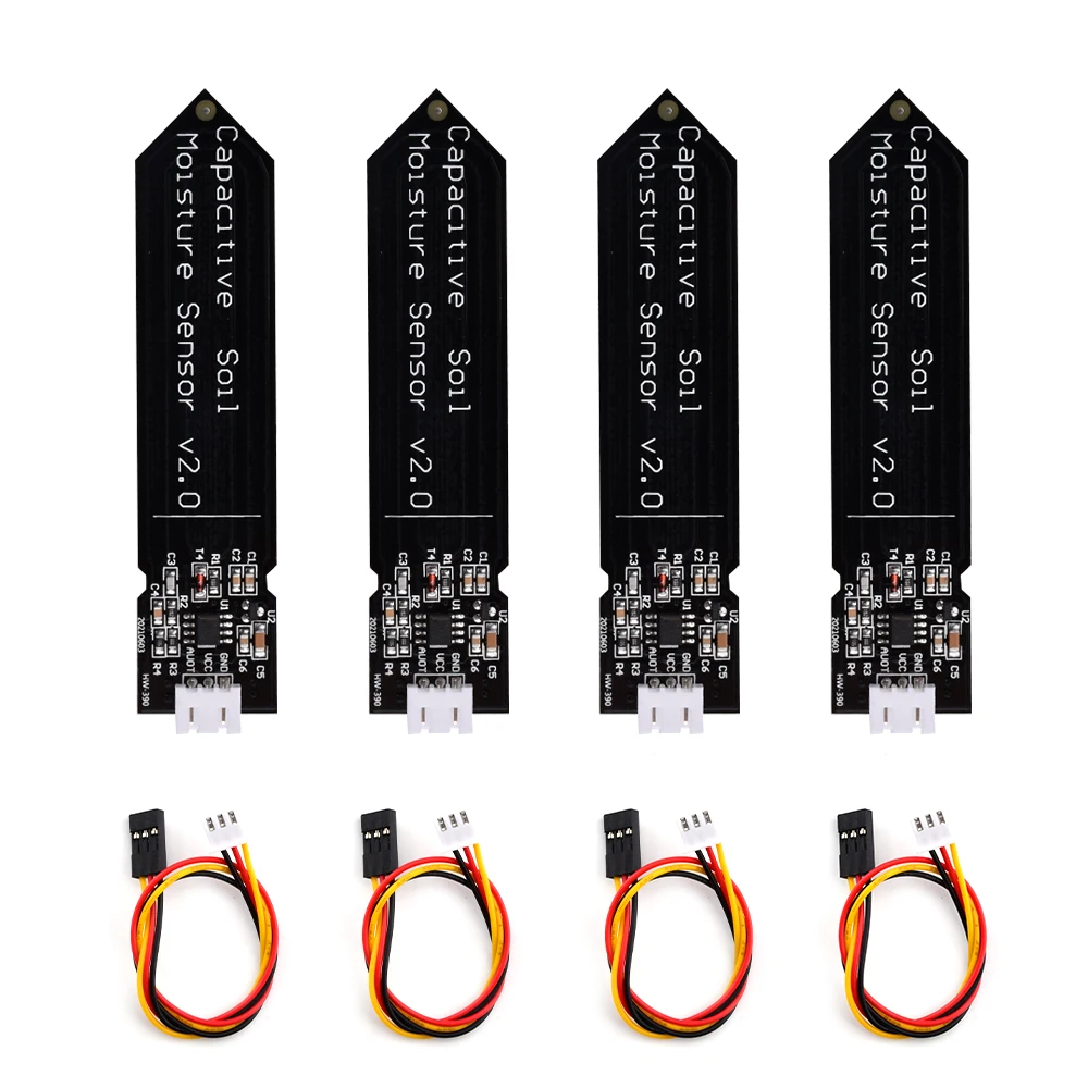 Jardim Sensor de umidade do solo, umidade do solo DIY Kit, dispositivo de rega automática, adequado para monitor, DC 3-5V, 4Way Relé