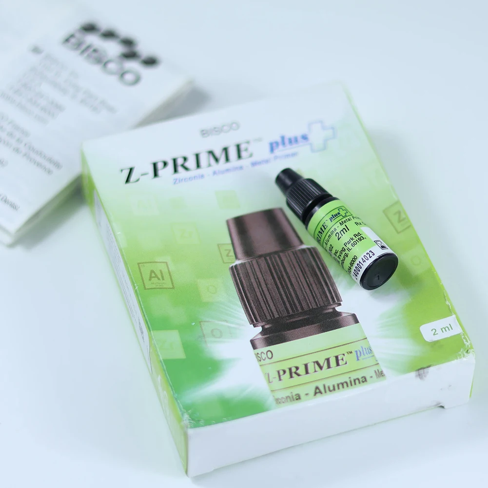 1 Pack Dental Porcelain Primer BISCO Z-Prime Plus Zirconia Alumina Metal Primer Ceramic Restoration Bond Treatment Silane Agent - Detail 1