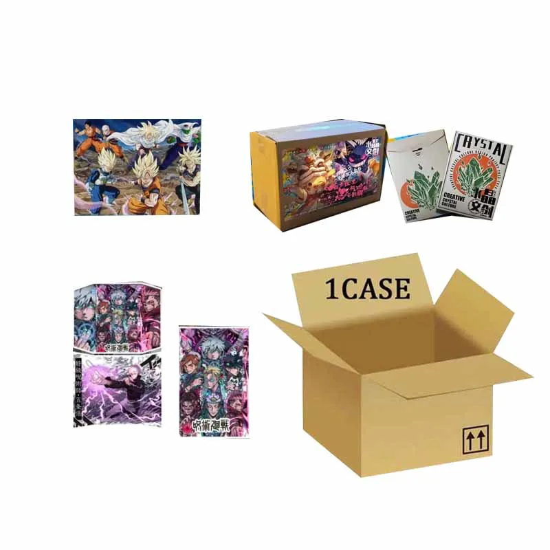 Wholesales Dragon Ball Collection Cards Jujutsu Kaisen Genshin Impact Comprehensive Upgrade Of Process Board Games For All Box