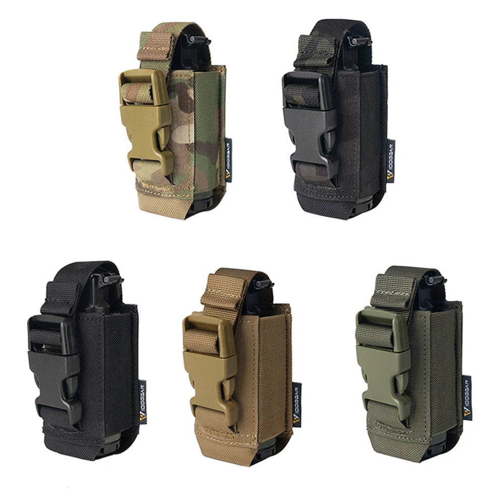 

Outdoor Single Gren Flashbang Pouch Tool Pouch Carrier Multi-Function MOLLE Flashlight Silencer Bag