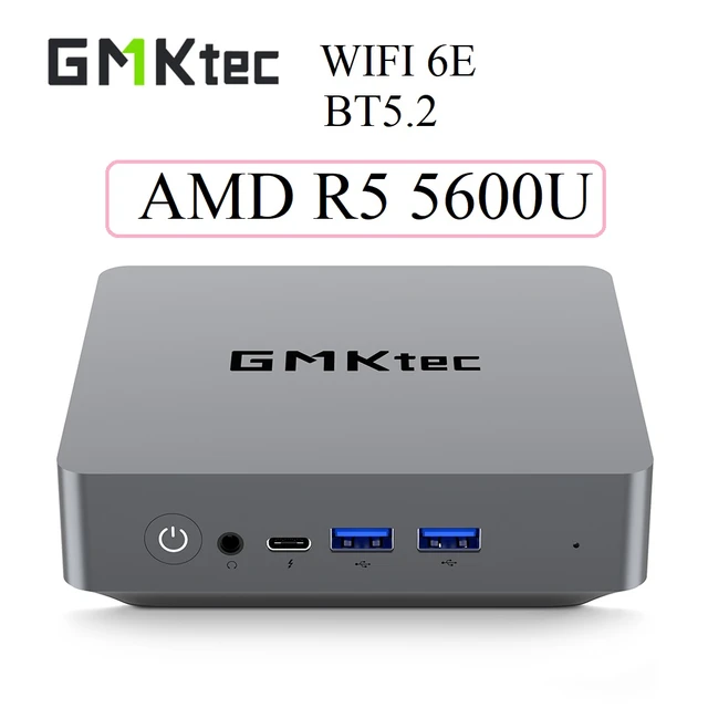 Gmktec Nucbox 9 Amd Ryzen 5 5600u Radeon Graphics Mini Pc 16gb Pcie 3.0  Ddr4 512ssd 4k Display Usb 3.2 Type C Desktop Computer - Barebone & Mini Pc  - AliExpress