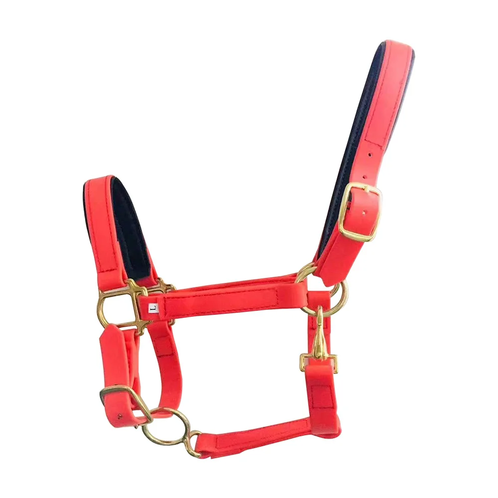 لسان الحصان والرسن، معدات الفروسية المصنوعة من الجلد PVC عالي الجودة #6