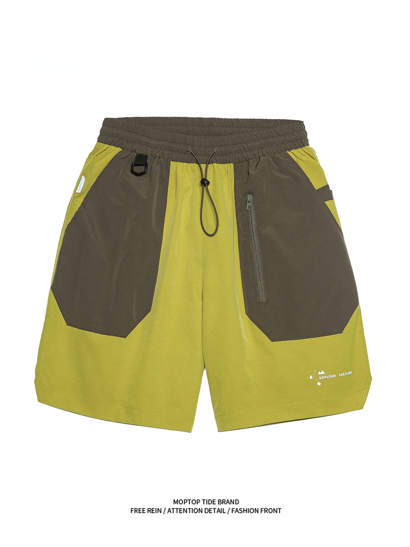 

MMOPTOP Japanese Style Outdoor Large Pocket Workwear Shorts Summer New Couple Loose Casual Versatile Five-Quarter Pants