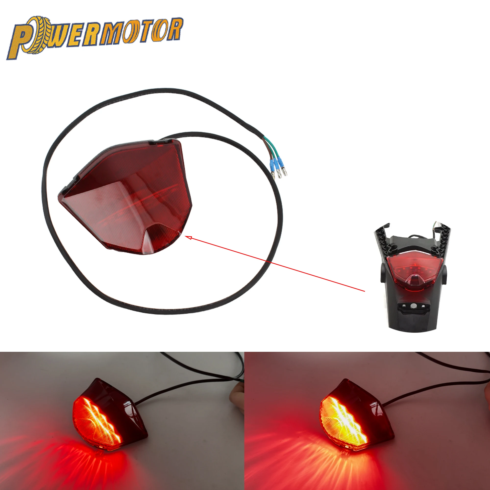 2012-2023 For KTM Motorcycle Motocross Brake Tail Light EXC XCF XCW 150 250 350 450 500 530 Signal Brake Light