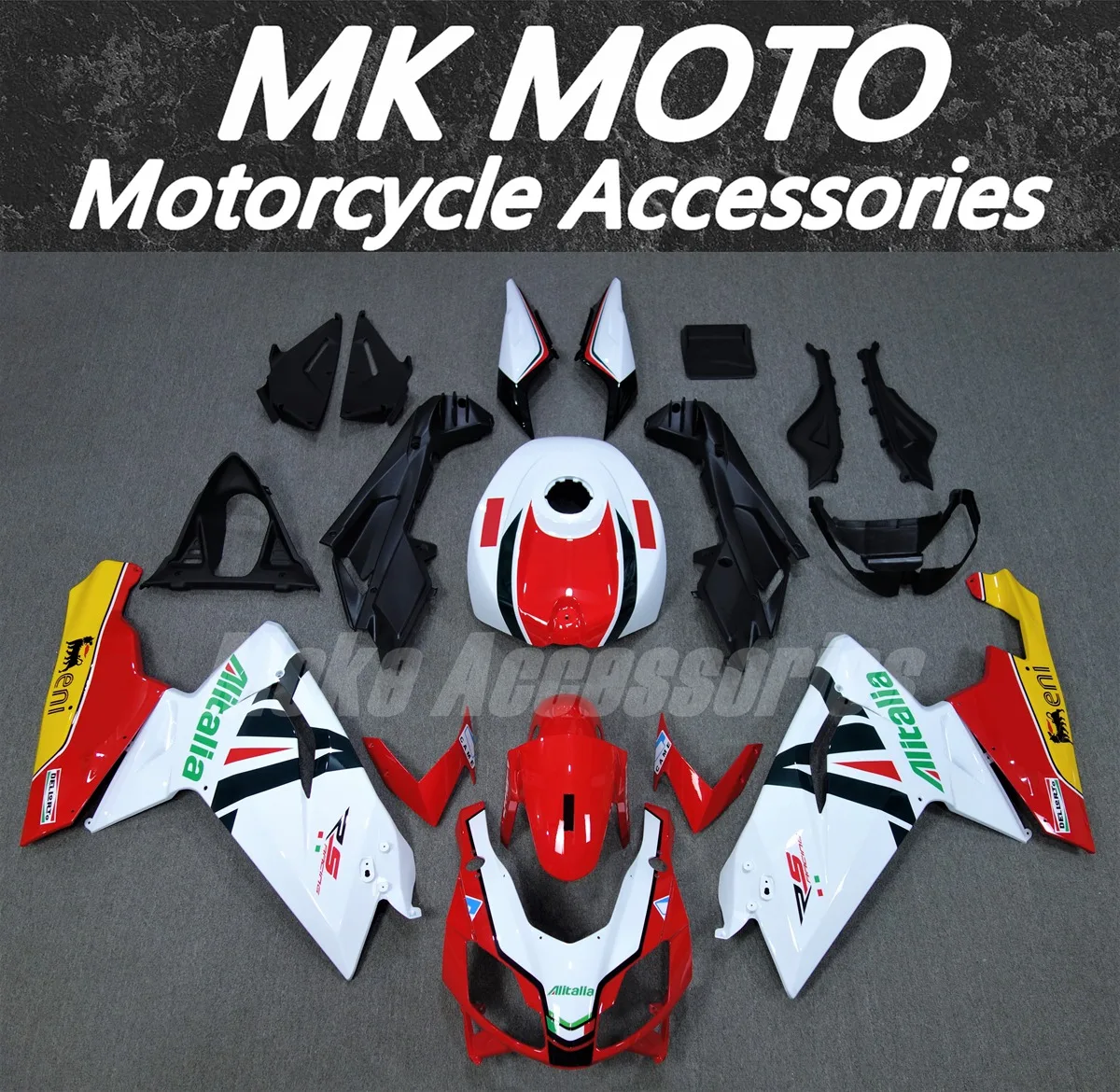 

Moke moto Motorcycle Bodywork Set for Aprilia Rs125 2006 2007 2008 2009 2010 2011 Fairings Kit Fit Yellow White Red