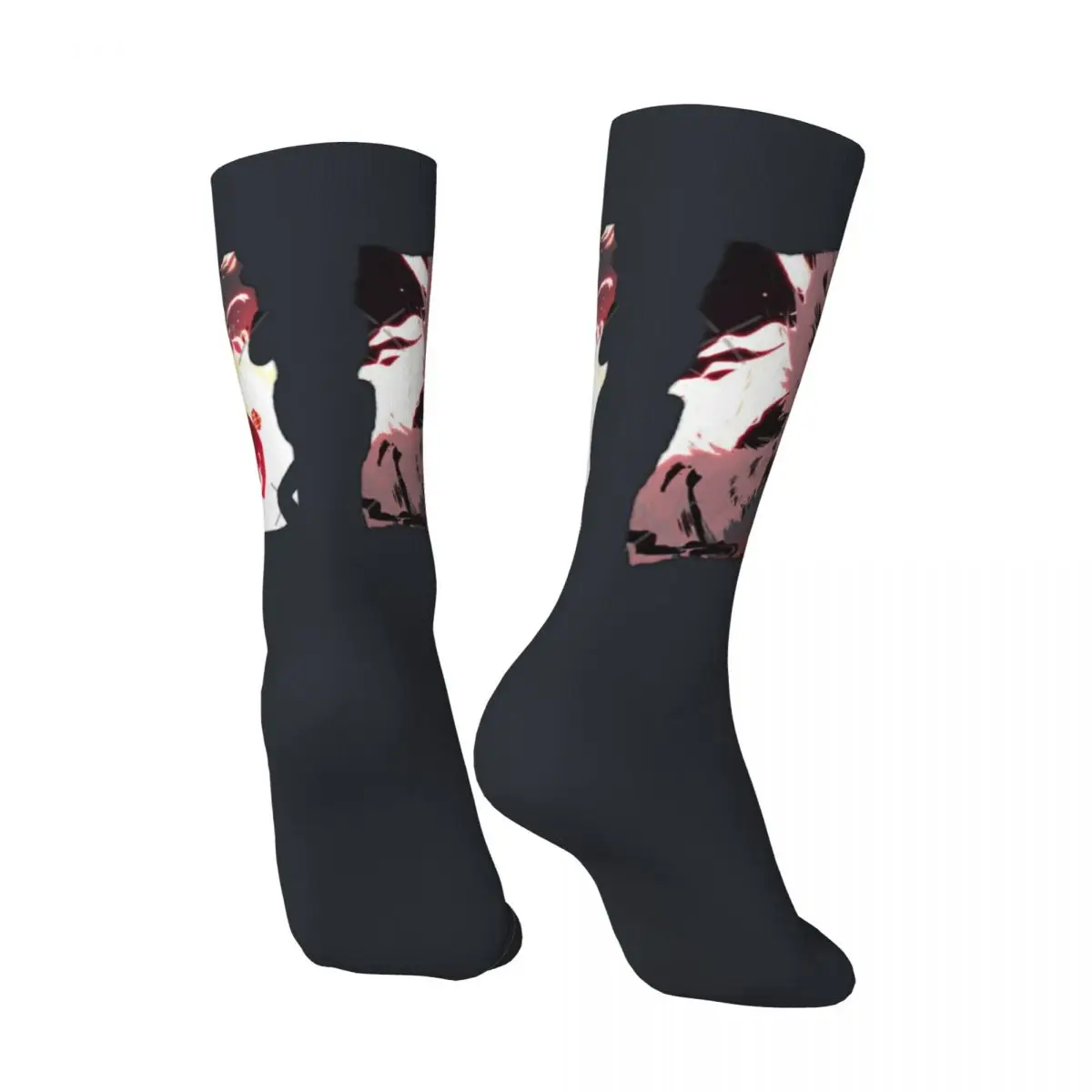 Crazy compression Black Myth Wukong Fanart Characters Classic Sock for Men Harajuku black myth wukong Seamless Pattern Crew Sock