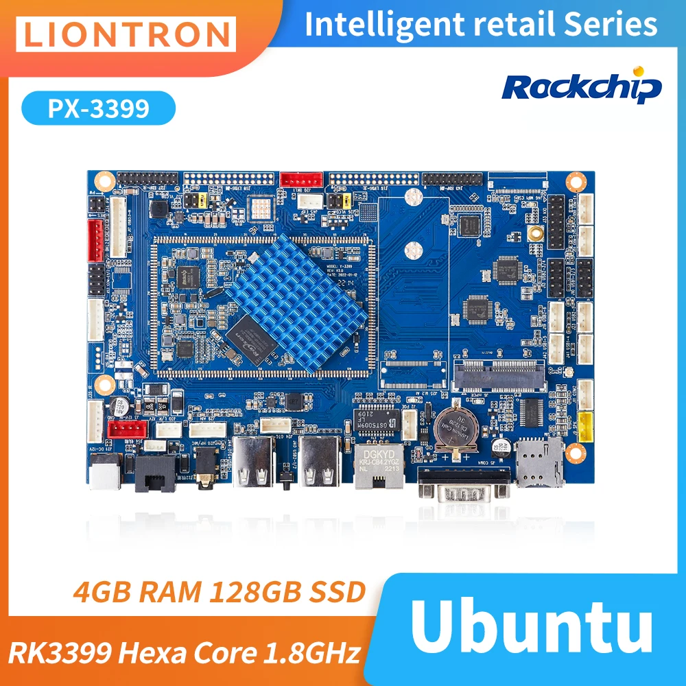 

Liontron Rockchip RK3399 Hexa Core Dual screen new embedded Industrial Open Source Development android linux arm board Ubuntu