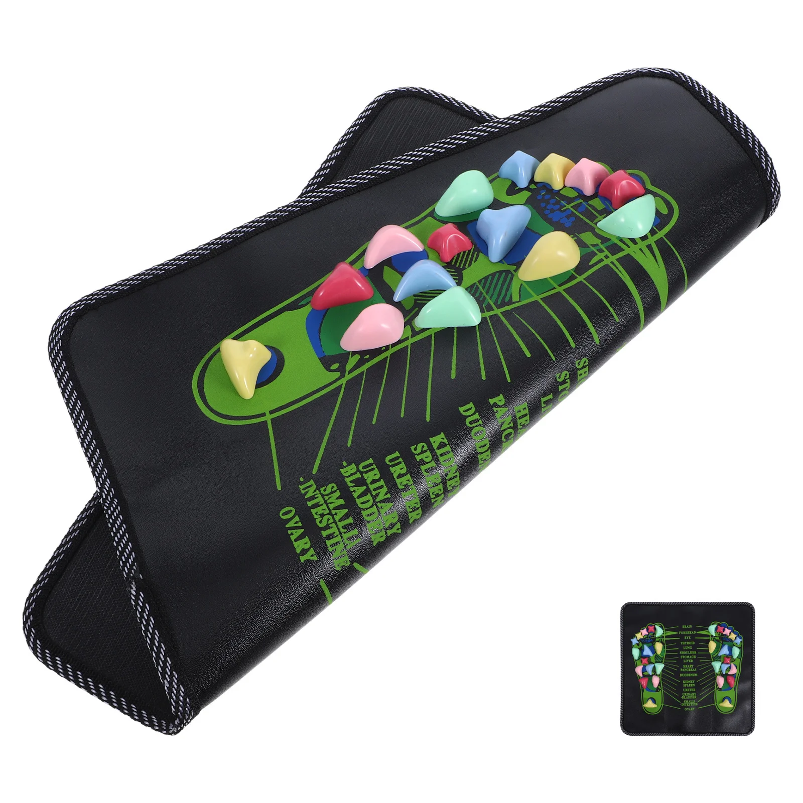 Acupressure Walk Mat Stone Foot Massage Pad for Relaxation Reflexology Enthusiasts Healthconscious Individuals