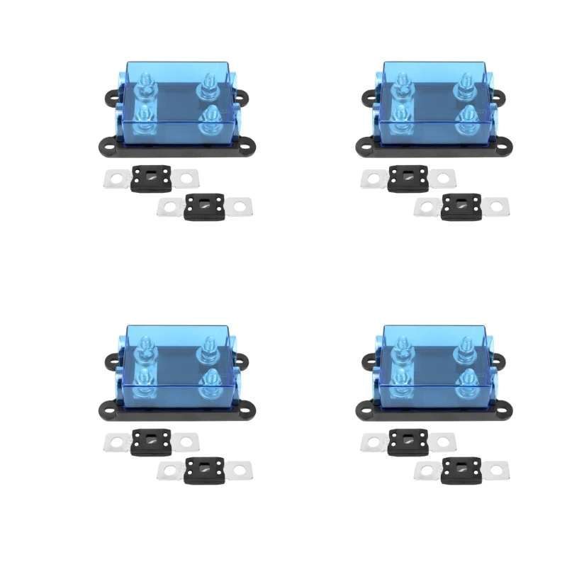 Automotive ANM Circuit Block with Cover and Threaded Posts for Vehicle Power Distribution and Cable Tasks D7YA