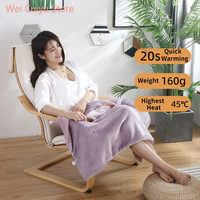 5V USB Warming Blanket Winter Portable Design Flannel Sherpa Materials Safe Voltage Electric Heating Blanketry