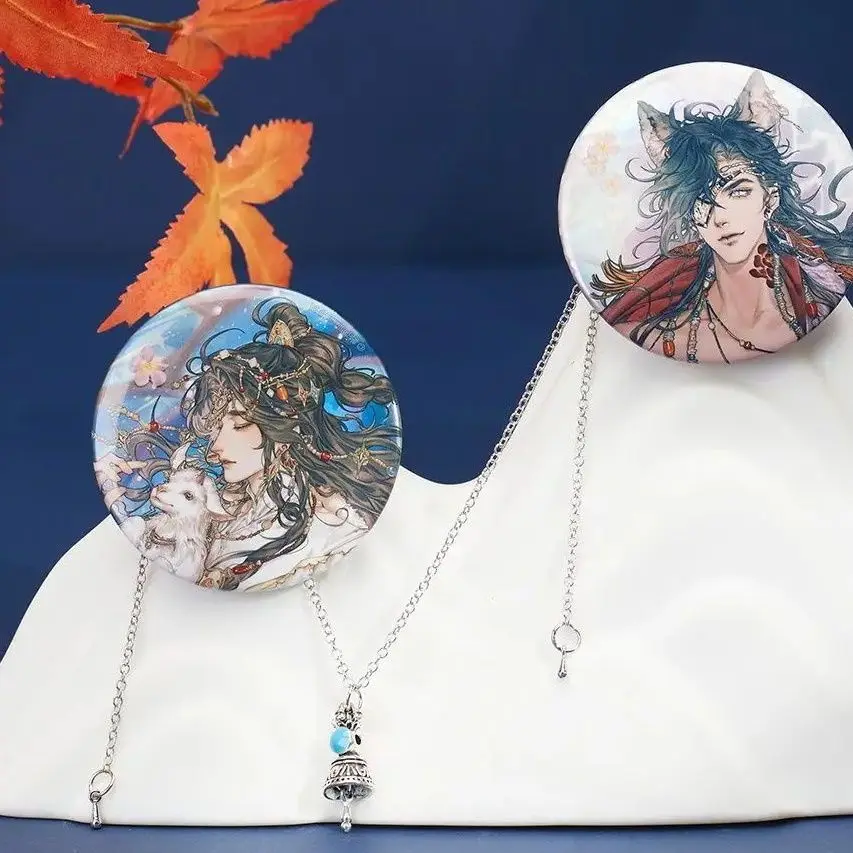 Bilibili Official Tian Guan Ci Fu/Heaven Official’s Blessing Xie Lian/Hua Cheng Acrylic Stereoscopic Painting Badge Color Board