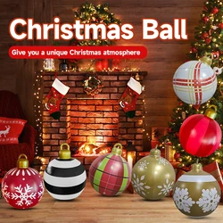 Outdoor PVC Inflatable Christmas Balloons Courtyard Decoration Hanging Ball Scene Atmosphere Decoration Christmas Balloons