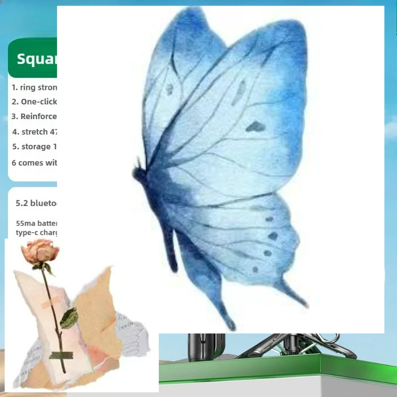 

P15mini-C Magnetic Selfie Stick with Remote Extendable Cell Phone Tripod Stand Compatible with MagSafe, Selfie Stick Tripod