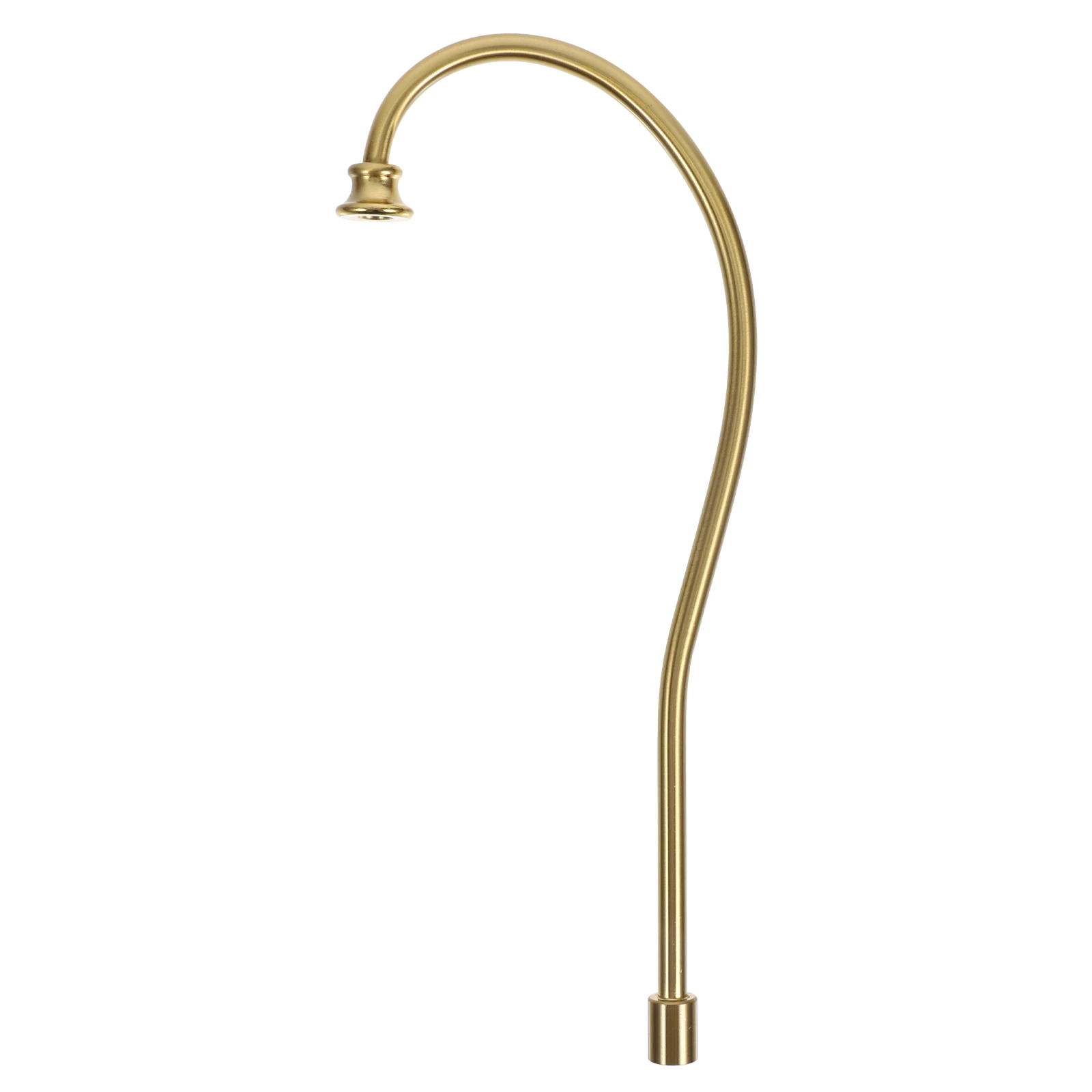 

1pc Luxury Metal Table Lamp Stem Replacement Diy Lamp Making Repair Accessory Curved Tube Light Fixture Down Rods For Home Decor