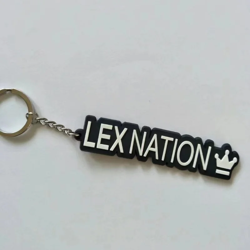 Customized Letters Keychains Backside Blank Key Ring Accessories For Advertisement Wholesale Free Shipping