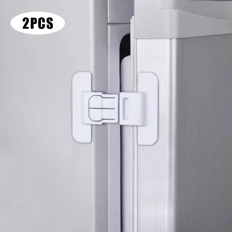 1Pc Baby Safety Refrigerator Lock Cabinet Door Locker Buckle Home Kids Security Protection Anti-Open Water Dispenser Locks