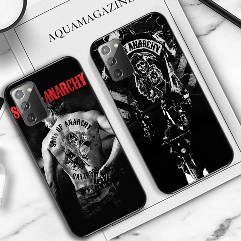 S-Sons of A-Anarchy TV Phone Case For Samsung Note 8 9 10 20 pro plus lite M 10 11 20 30 21 31 51 A 21 22 42 02 03