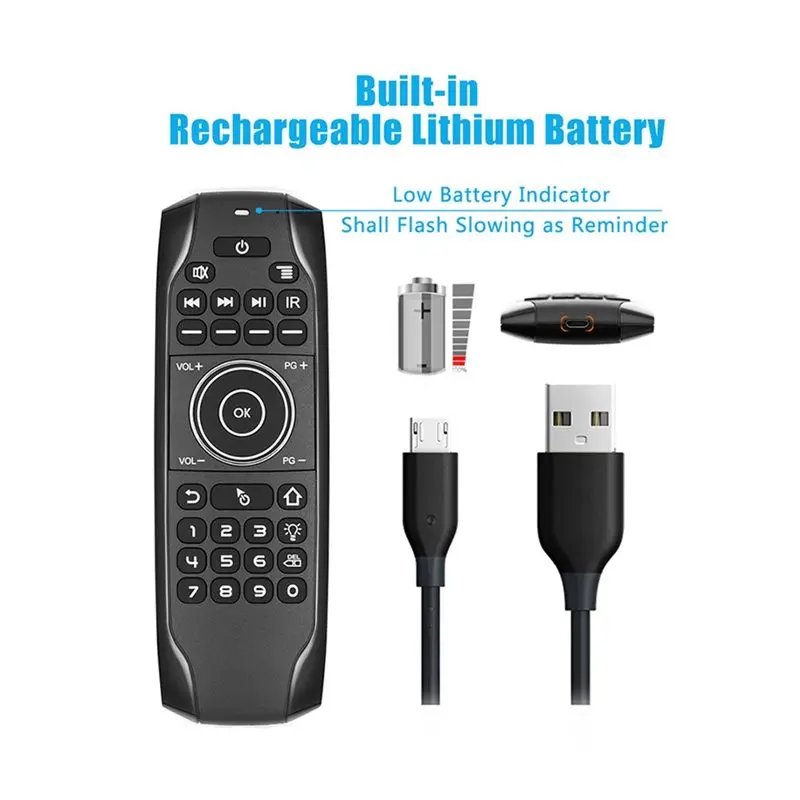 DT23 Wireless Air Mouse Keyboard Remote Control 2.4G for Android TV Box Smart TV Projector