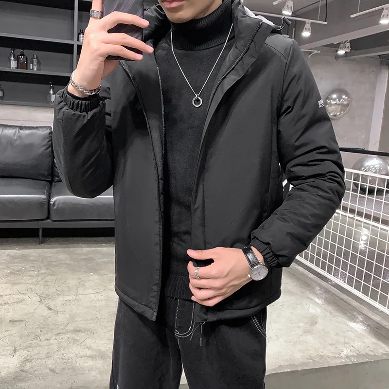 New Men's Outdoor Leisure Jacket Autumn and Winter Sports and Leisure Warm Windproof Ultra Light Breathable Cotton Jacket