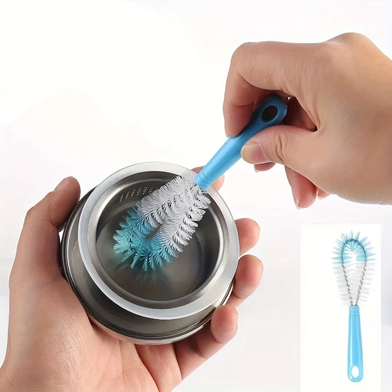 8pcs/set Cup Brush Bottle Cleaning BrushStraw Brush Tea Stain Removal Brush Multipurpose Kitchen Cleaning Brush