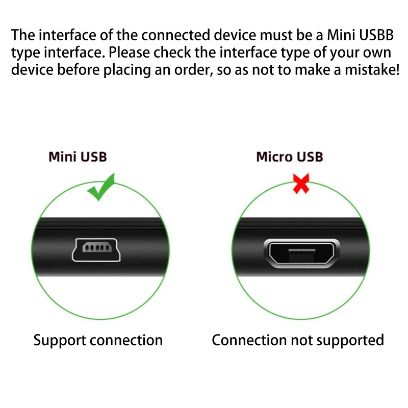 Mini USB Cable A-Male to Mini-B Cord USB 2.0 Cable for Digital Camera MP3 Player GPS Receiver