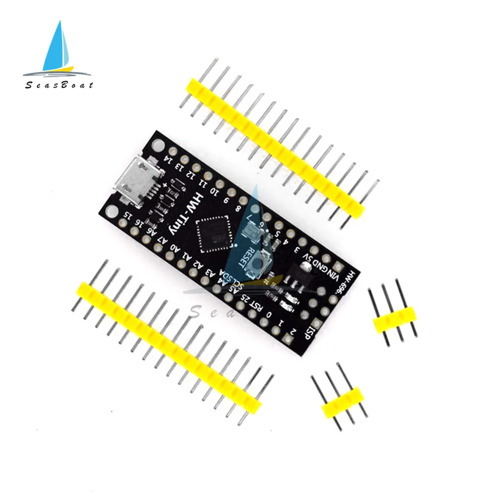 Attiny88 Development Board 16Mhz Expansion Board Compatible With Nanov3.0 Board Module Without Welding Pin Micro USB Interface